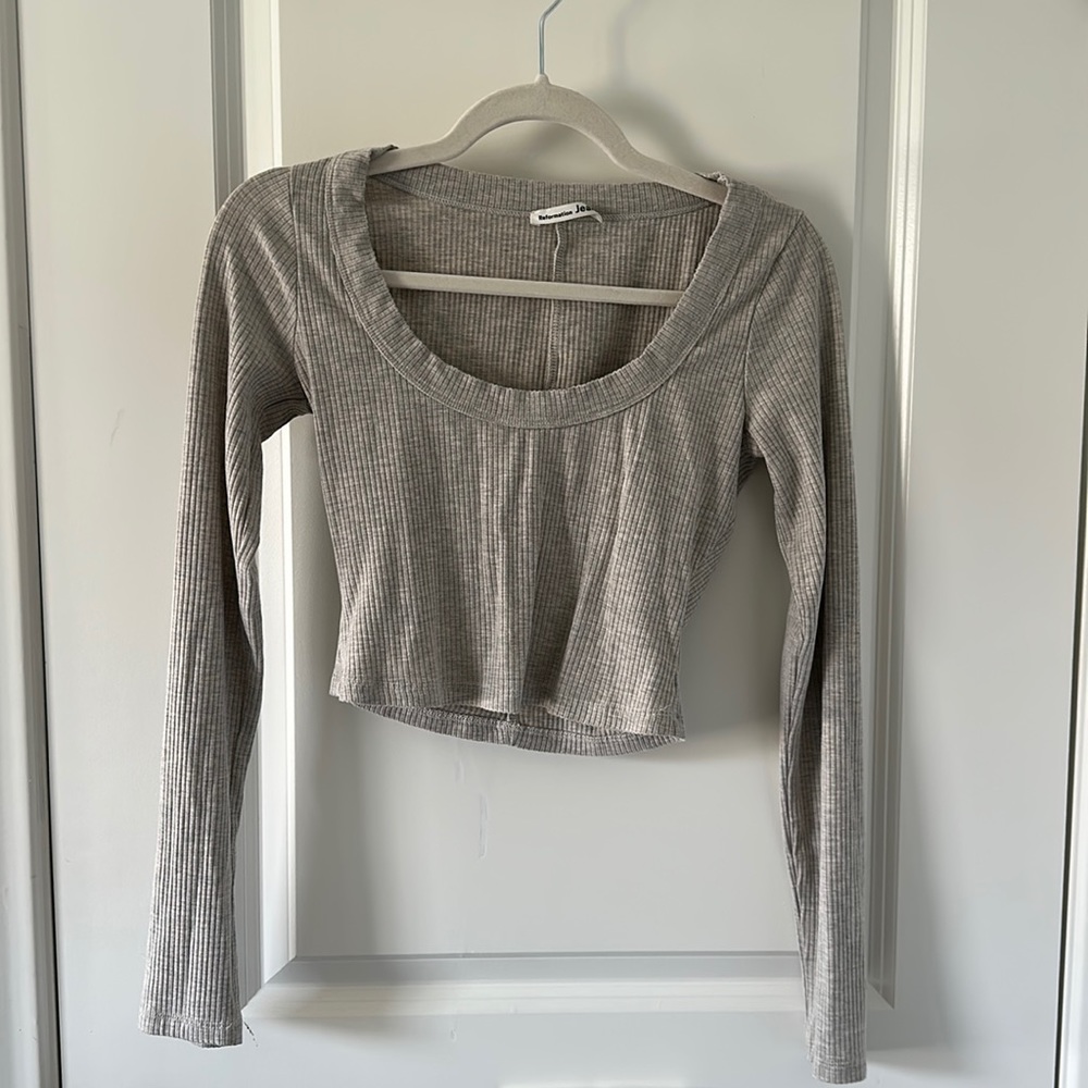 Reformation Paige Knit Top color Marble size S